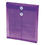 SMEAD MANUFACTURING CO. SMD89544 Poly String & Button Envelope, 9 3/4 X 11 5/8 X 1 1/4, Purple, 5/pack, Price/PK