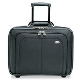 Samsonite SML110211041 Mobile Office Rolling Notebook Case, Nylon, 17 1/2 X 9 X 14, Black