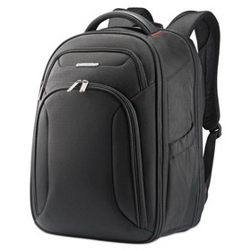 Samsonite SML894311041 Xenon 3 Laptop Backpack, Fits Devices Up to 15.6", Ballistic Polyester, 12 x 8 x 17.5, Black