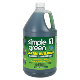 Simple Green SMP11001CT Clean Building All-Purpose Cleaner Concentrate, 1 gal Bottle, 2/Carton