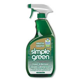 Simple Green SMP13012CT Industrial Cleaner and Degreaser, Concentrated, 24 oz Spray Bottle, 12/Carton