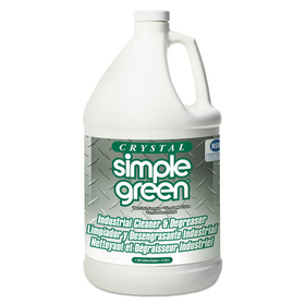 Simple Green SMP19128 Crystal Industrial Cleaner/Degreaser, 1 gal Bottle, 6/Carton