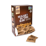 Sugar In The Raw 00319 Unrefined Sugar Made From Sugar Cane, 200 Packets/Box