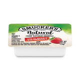 Smucker's SMU8201 Smuckers 1/2 Ounce Natural Jam, 0.5 oz Container, Strawberry, 200/Carton