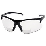 Smith & Wesson SMW19891 V60 30-06 RX Safety Readers, Black Frame, Clear Lens, 2.5 Diopter