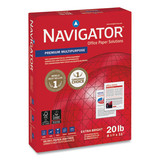 Navigator SNANMP115R Premium Multipurpose Copy Paper, 97 Bright, 20 lb, 8.5 x 11, White, 500 Sheets/Ream, 5 Reams/Carton