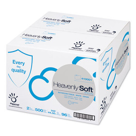 Papernet SOD410001 Heavenly Soft Toilet Tissue, Septic Safe, 2-Ply, White. 4.1" x 146 ft, 500 Sheets/Roll, 96 Rolls/Carton