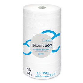Papernet SOD410134 Heavenly Soft Kitchen Paper Towel, Special, 2-Ply, 11" x 167 ft, White, 12 Rolls/Carton