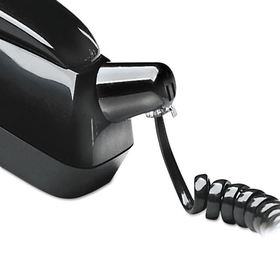 Softalk SOF03201 Twisstop Detangler W/coiled, 25-Foot Phone Cord, Black