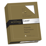 SOUTHWORTH COMPANY SOU3172410 25% Cotton Laser Paper, 24lb, 95 Bright, Smooth Finish, 8 1/2 X 11, 500 Sheets