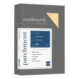 SOUTHWORTH COMPANY SOU994C Parchment Specialty Paper, Gold, 24lb, 8 1/2 X 11, 500 Sheets