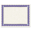 Southworth SOUCT1R Parchment Certificates, Academic, 8.5 x 11, Ivory with Blue/Silver Foil Border, 15/Pack, Price/PK