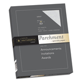 Southworth SOUP974CK336 Parchment Specialty Paper, 24lb, 8 1/2 X 11, Gray, 100 Sheets