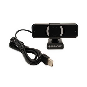 Spracht SPTCCUSB1080P Aura 1080P HD Web Cam, 1920 x 1080 pixels, 2.1 Mpixels, Black