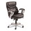 Serta SRJ49711BRW Emerson Task Chair, Supports Up to 300 lb, 18.75" to 21.75" Seat Height, Brown Seat/Back, Silver Base, Price/EA