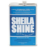 Sheila Shine SSCA128 Stainless Steel Cleaner & Polish, 1 gal Can, 4/Carton