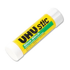 UHU 99655 Stic Permanent Glue Stick, 1.41 oz, Applies and Dries Clear
