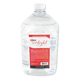 Sterno STE 30130 Soft Light Liquid Wax Lamp Oil, Clear, Gallon, 4 per Carton