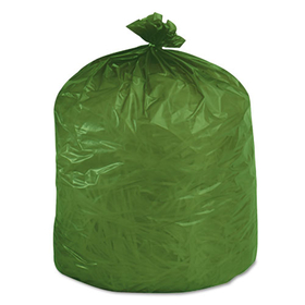 Stout STOE2430E85 Ecosafe-6400 Compostable Compost Bags, 13gal, .85mil, 24 X 30, Green, 45/box