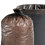STOUT STOT3658B15 100% Recycled Plastic Garbage Bags, 60gal, 1.5mil, 36 X 58, Brown/black, 100/ct, Price/CT