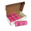Stout STOTGUF Feminine Hygiene Sanitary Disposal Bags, 4" x 4" x 10", Pink/Black, 150 Bags/Roll, 4 Rolls/Carton, Price/CT