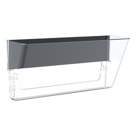 Storex STX70325U06C Unbreakable Magnetic Wall File, Legal/Letter Size, 16" x 4" x 7", Clear