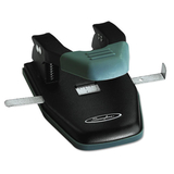 ACCO BRANDS SWI74050 28-Sheet Comfort Handle Steel Two-Hole Punch, 1/4