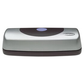 ACCO BRANDS SWI74515 15-Sheet Electric Portable Desktop Punch, Silver/black