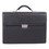 Swiss Mobility SWZ49545801SM Milestone Briefcase, Fits Devices Up to 15.6", Leather, 5 x 5 x 12, Black, Price/EA