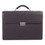 Swiss Mobility 49545802SM Milestone Briefcase, Holds Laptops, 15.6", 5" x 5" x 12", Brown, Price/EA