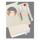 Tabbies TAB68387 Self-Adhesive Label/File Folder Protector, Strip, 2 x 11, Clear, 100/Pack