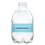 True Clear TCL8OZ24PLT168 Purified Bottled Water, 8 oz Bottle, 24 Bottles/Carton, 168 Cartons/Pallet