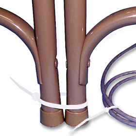 TATCO TCO22100 Nylon Cable Ties, 4 X 1/16, 18 Lb, 1000/pack, Natural