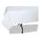 TATCO TCO31108 Paper Table Cover, Embossed, W/plastic Liner, 54" X 108", White, 20/carton, Price/CT