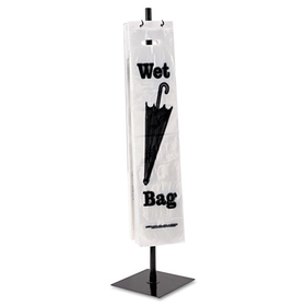 Tatco TCO57019 Wet Umbrella Bag Stand, Powder Coated Steel, 10w X 10d X 40h, Black