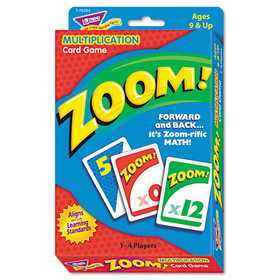 Trend TEPT76304 Zoom Math Card Game, Ages 9 and Up, 100 Cards/Set