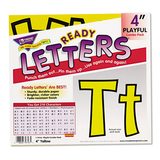 TREND ENTERPRISES, INC. TEPT79743 Ready Letters Playful Combo Set, Yellow, 4