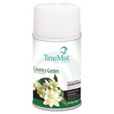 TimeMist TMS1042786 Premium Metered Air Freshener Refill, Country Garden, 6.6 oz Aerosol Spray, 12/Carton