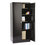 TENNSCO TNN2470BK 78" High Deluxe Cabinet, 36w X 24d X 78h, Black, Price/EA