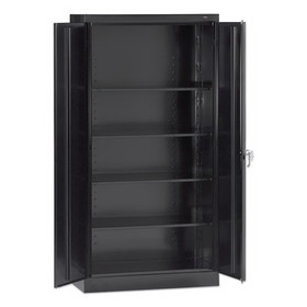 Tennsco TNN7215BLK 72" High Standard Cabinet (Assembled), 30w x 15d x 72h, Black