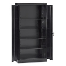 Tennsco TNN7218BLK 72" High Standard Cabinet (Assembled), 36w x 18d x 72h, Black