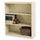 TENNSCO TNNB42PY Metal Bookcase, Three-Shelf, 34-1/2w X 13-1/2d X 40h, Putty, Price/EA