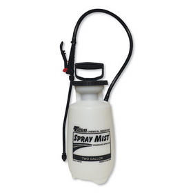 TOLCO TOC150012 Chemical Resistant Tank Sprayer, 2 gal, 0.63" x 28" Hose, White