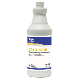Theochem Laboratories TOL309QT Day and Night Wicking Odor Absorber, 32 oz Bottle, Lavender, 12/Carton