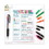 Tombow TOM56301 Creative Notetaking Kit, 0.7mm Ballpoint Pen, 0.5mm HB Pencil, (4) Bullet/Chisel Tip Markers,(3) Chisel/Fine Tip Highlighters, Price/KT