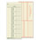 TOPS BUSINESS FORMS TOP1260 Time Card For Cincinnati, Named Days, Two-Sided, 3 3/8 X 8 1/4, 500/box, Price/BX