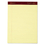 Ampad TOP20032 Gold Fibre Writing Pads, Wide/Legal Rule, 50 Canary-Yellow 8.5 x 11.75 Sheets, 4/Pack, Price/PK