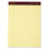Ampad TOP20032 Gold Fibre Writing Pads, Wide/Legal Rule, 50 Canary-Yellow 8.5 x 11.75 Sheets, 4/Pack, Price/PK