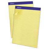 Ampad TOP20270 Recycled Writing Pads, 8 1/2 X 11 3/4, Canary, 50 Sheets, Dozen