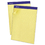 Ampad TOP20270 Recycled Writing Pads, 8 1/2 X 11 3/4, Canary, 50 Sheets, Dozen, Price/DZ